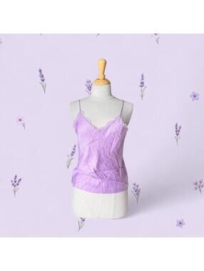Victoria’s Secret purple lace cami